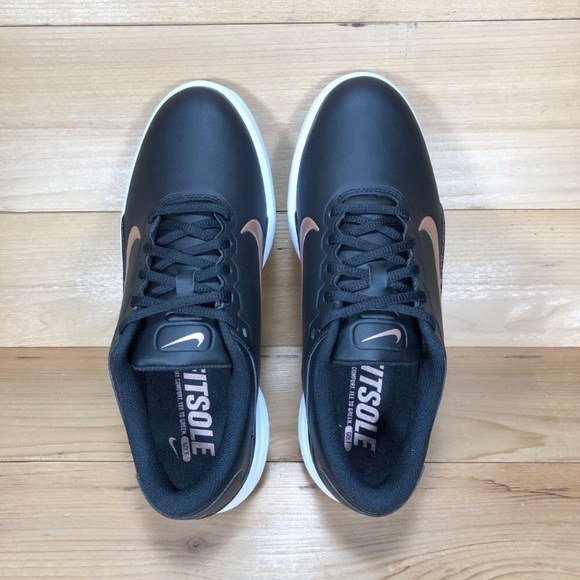 NEW Nike Vapor leather golf shoes/cleats rose gold - Picture 9 of 9